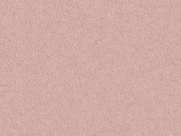 Modena 1Q50 rosa – rechteckige Draufsicht auf zart rosafarbenen Veloursboden als Meterware